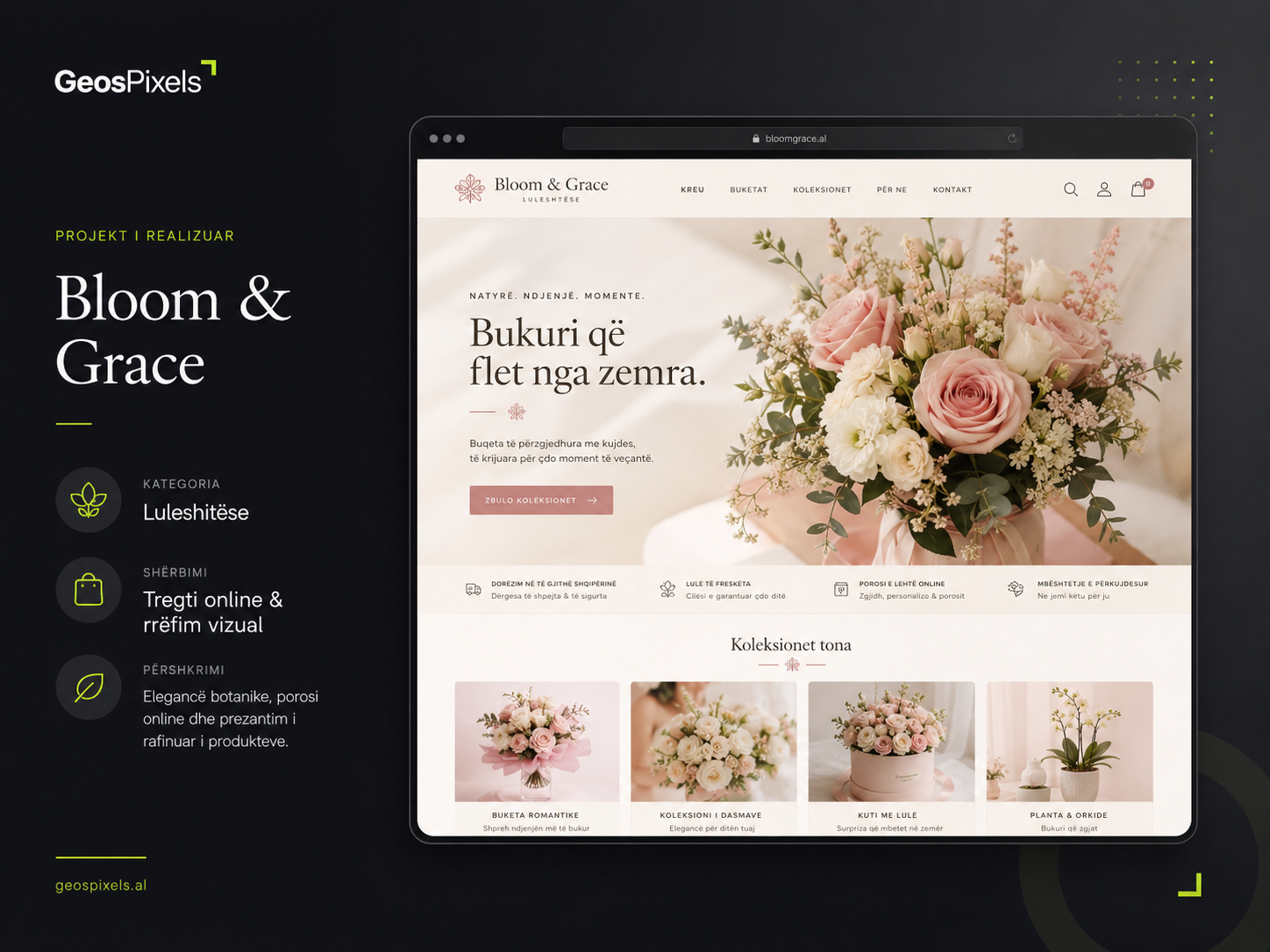 Prezantimi i projektit Bloom & Grace