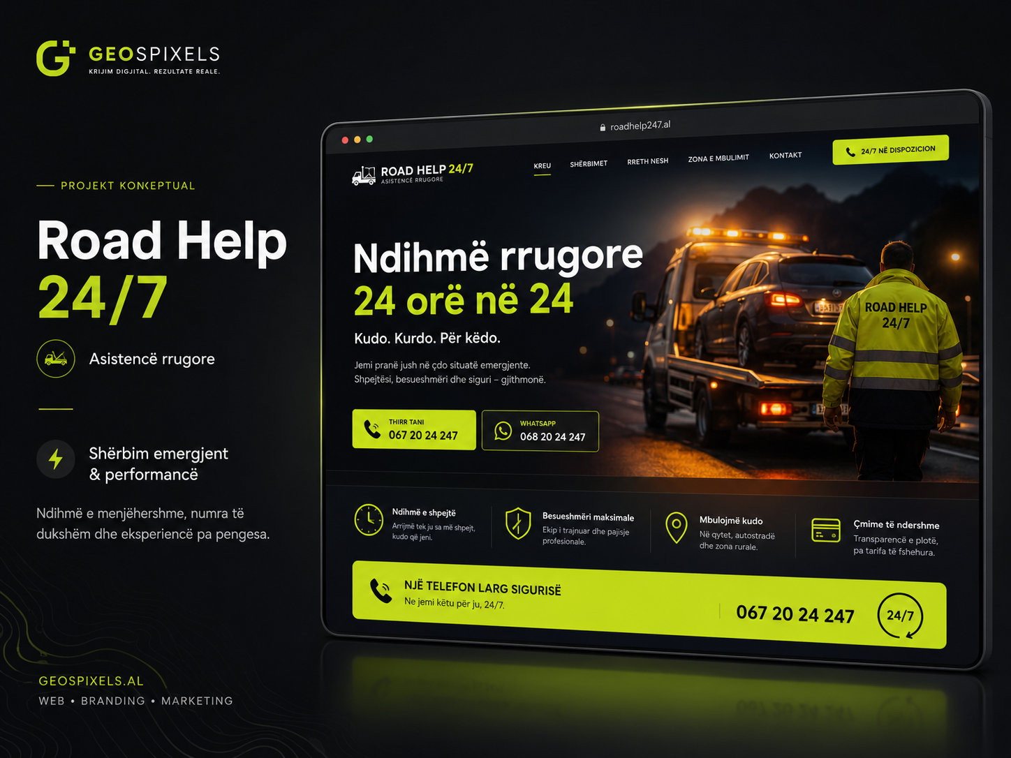Prezantimi i projektit Road Help 24/7